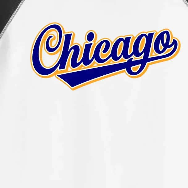 Script Chicago Logo Toddler Fine Jersey T-Shirt