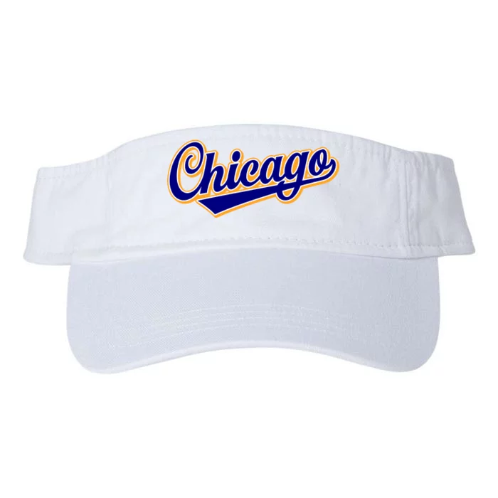 Script Chicago Logo Valucap Bio-Washed Visor