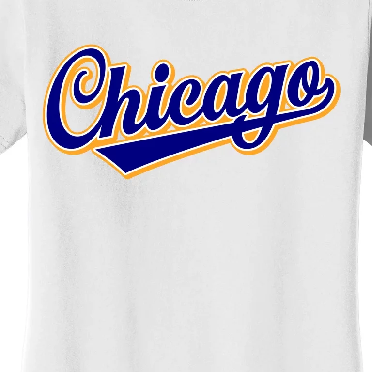 Script Chicago Logo Women's T-Shirt