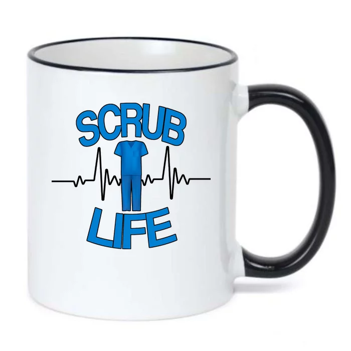 Scrub Life Black Color Changing Mug