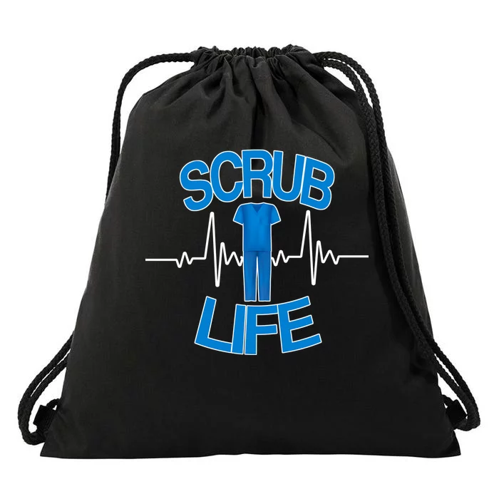 Scrub Life Drawstring Bag