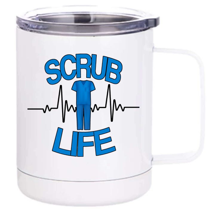 Scrub Life Front & Back 12oz Stainless Steel Tumbler Cup