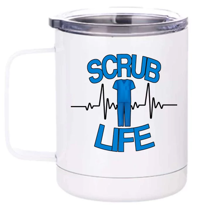 Scrub Life Front & Back 12oz Stainless Steel Tumbler Cup