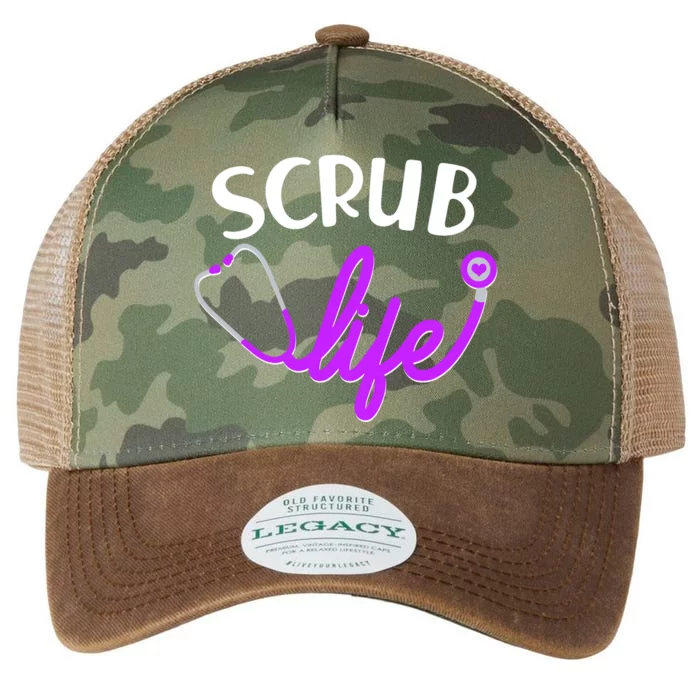 Scrub Life Stethoscope Legacy Tie Dye Trucker Hat