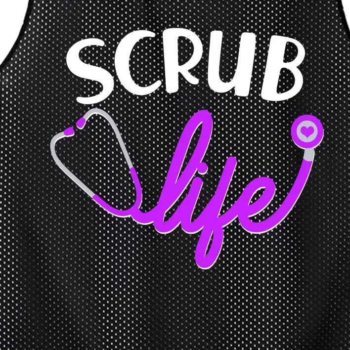 Scrub Life Stethoscope Mesh Reversible Basketball Jersey Tank