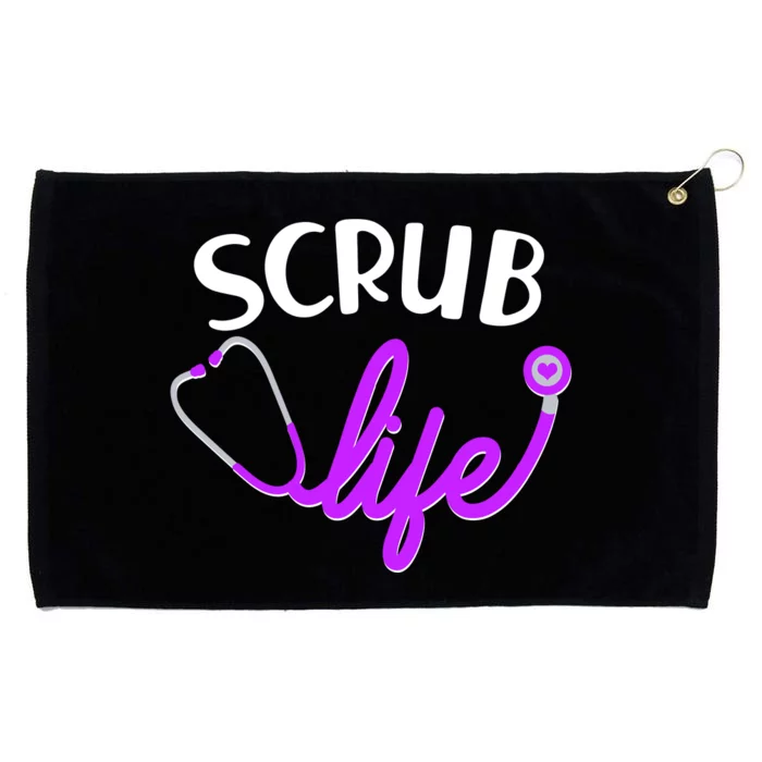 Scrub Life Stethoscope Grommeted Golf Towel