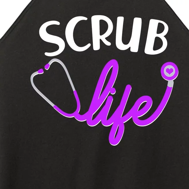 Scrub Life Stethoscope Women’s Perfect Tri Rocker Tank