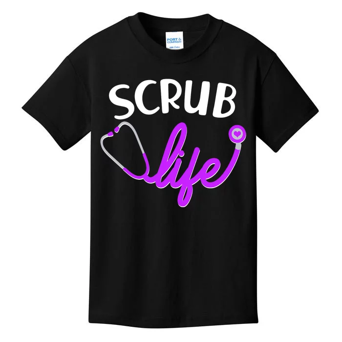 Scrub Life Stethoscope Kids T-Shirt