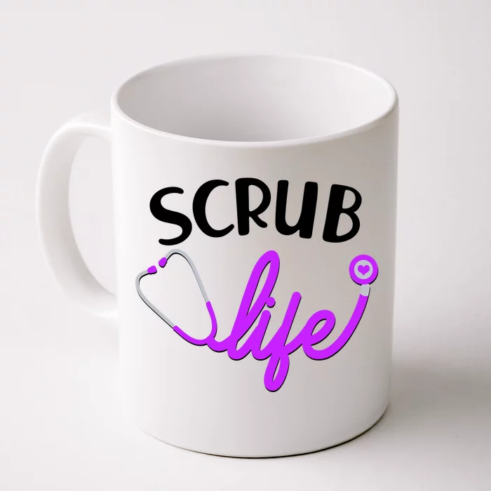 Scrub Life Stethoscope Front & Back Coffee Mug