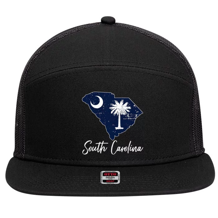 South Carolina South Carolina Pride 7 Panel Mesh Trucker Snapback Hat