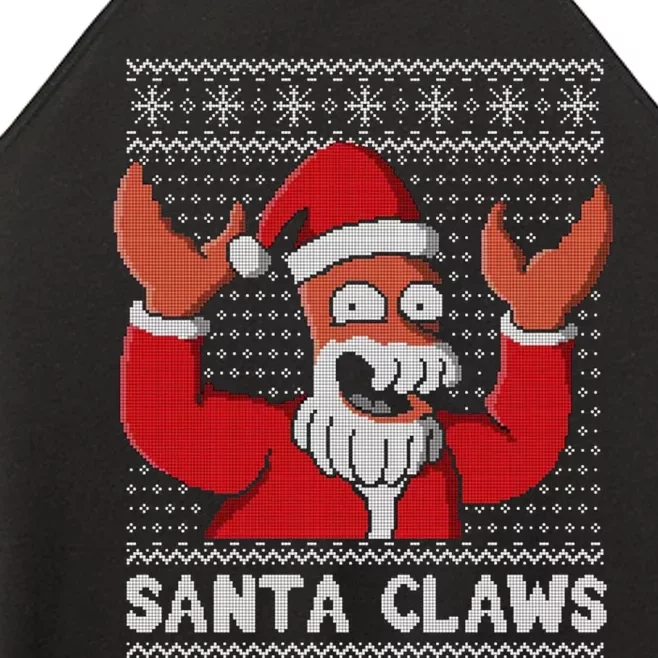 Santa Claws Women’s Perfect Tri Rocker Tank