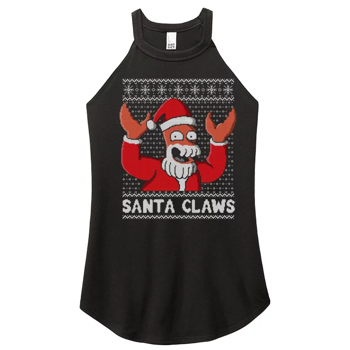 Santa Claws Women’s Perfect Tri Rocker Tank