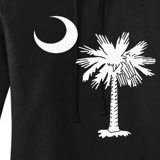 South Carolina State Flag Palmetto Tree Crescent Moon Sc Women's Pullover Hoodie