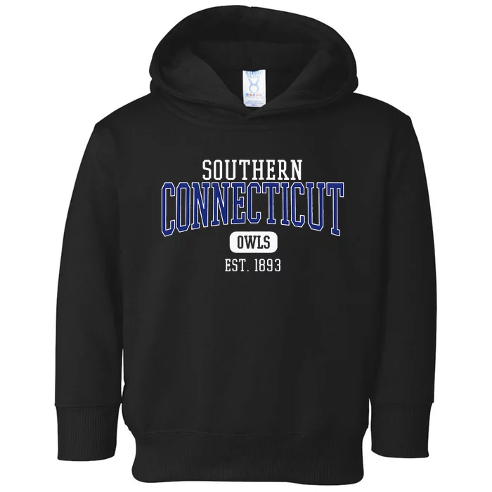 S.O.U.T.H.E.R.N Connecticut State Owls Est. Date Toddler Hoodie