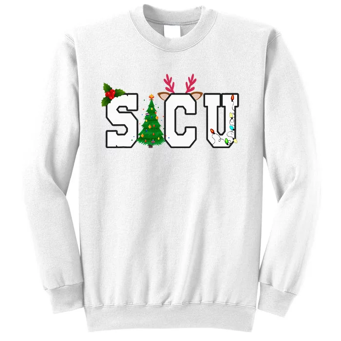 SICU Christmas Surgical Intensive Care Unit Nurse Xmas Team Sweatshirt