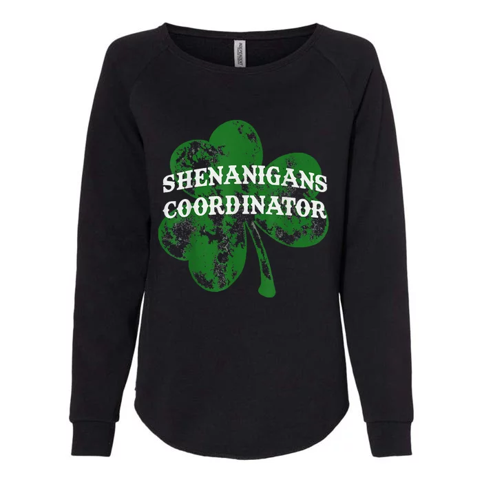 Shenanigans Coordinator Shenanigator St Patricks Day Cheeky Womens California Wash Sweatshirt