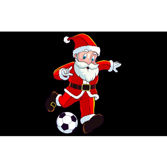 Soccer Christmas Santa Claus Funny Boy Girl Xmas Bumper Sticker