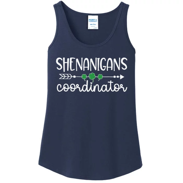 Shenanigans Coordinator St Patrick's Day For Teacher Ladies Essential Tank