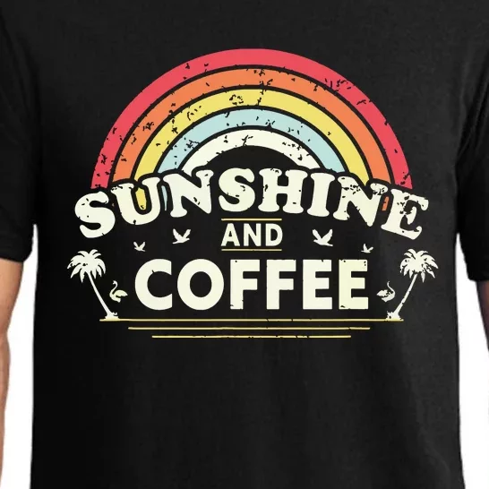 Sunshine Coffee Shirts For Men Or Women Retro Country Pajama Set