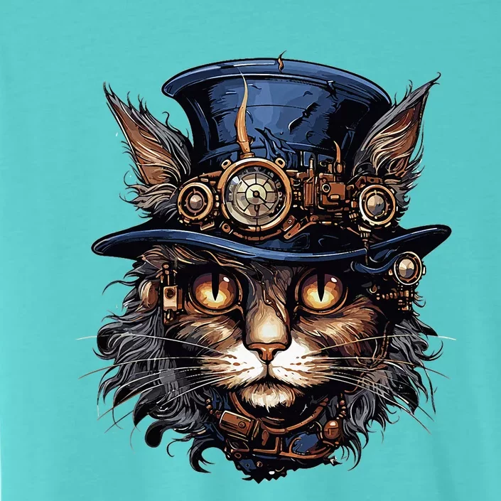 Steampunk Cat ChromaSoft Performance T-Shirt