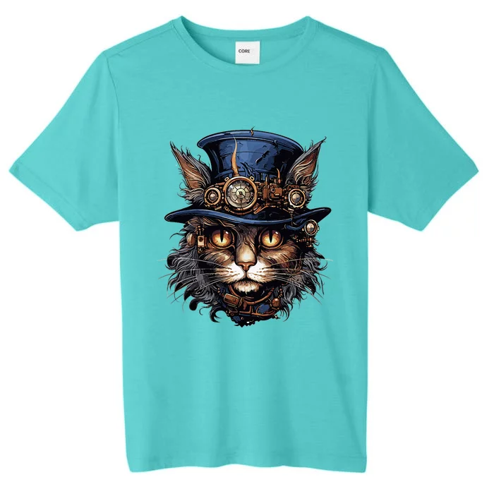 Steampunk Cat ChromaSoft Performance T-Shirt