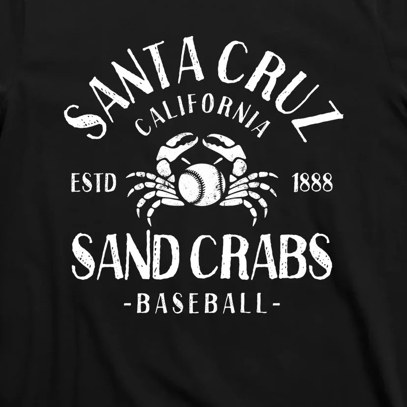 Santa Cruz Sand Crabs California Baseball T-Shirt