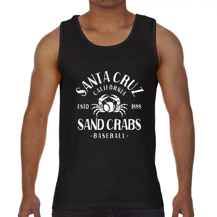 Santa Cruz Sand Crabs California Baseball Comfort Colors® Tank Top