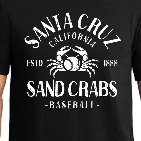 Santa Cruz Sand Crabs California Baseball Pajama Set