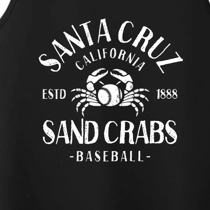 Santa Cruz Sand Crabs California Baseball Performance Tank