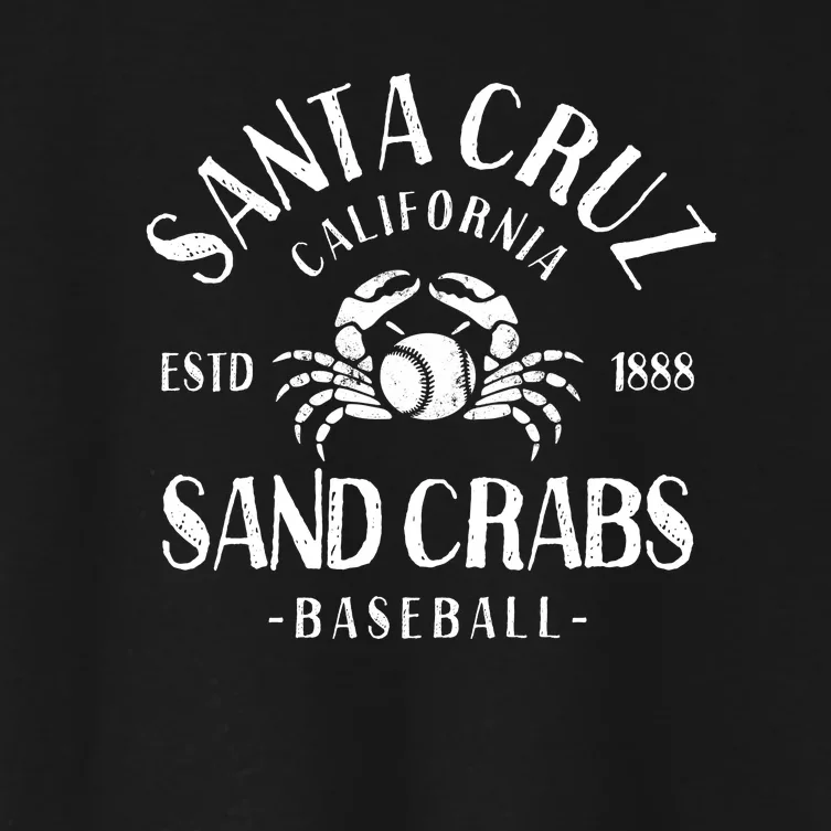 Santa Cruz Sand Crabs California Baseball Women's Crop Top Tee