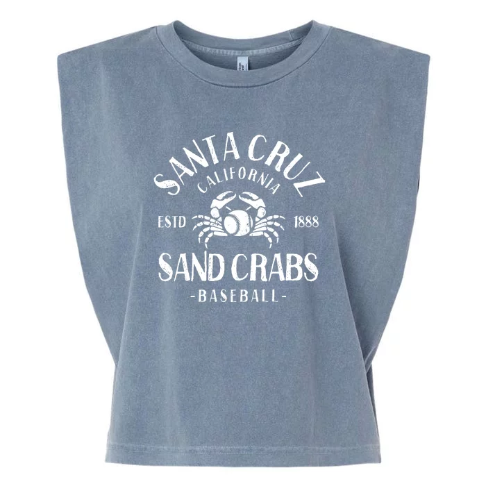 Santa Cruz Sand Crabs California Baseball Garment-Dyed Women's Muscle Tee