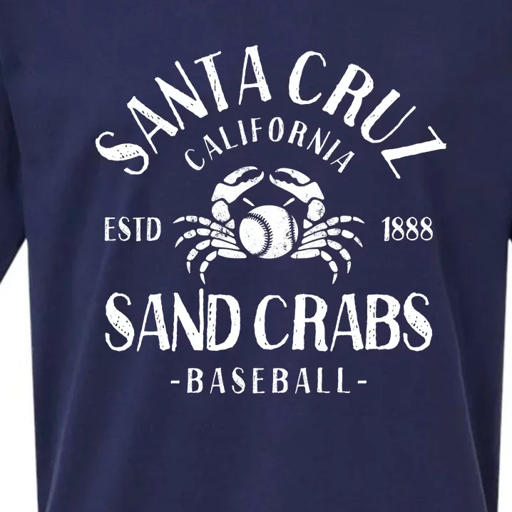 Santa Cruz Sand Crabs California Baseball Sueded Cloud Jersey T-Shirt