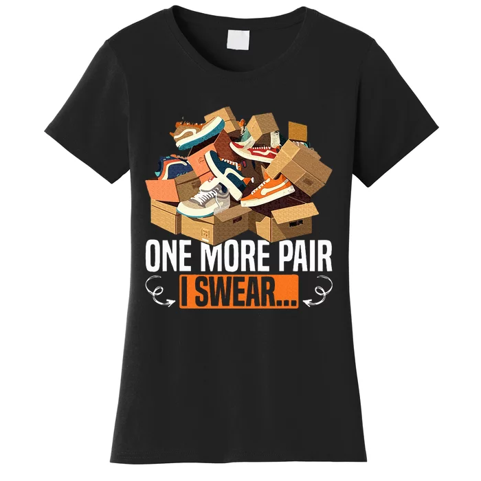 Shoe Collector Sneakerhead Shoe Lover I Love Sneakers Women's T-Shirt