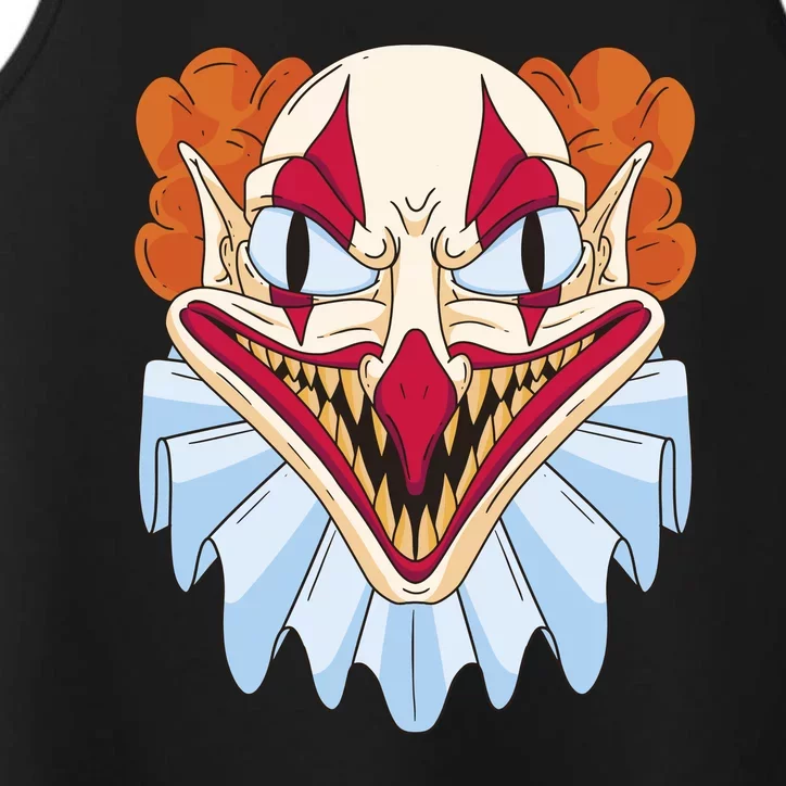 Scary Clown Smile Performance Tank