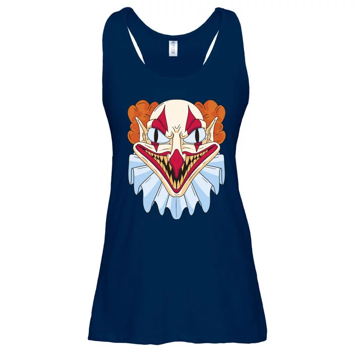 Scary Clown Smile Ladies Essential Flowy Tank