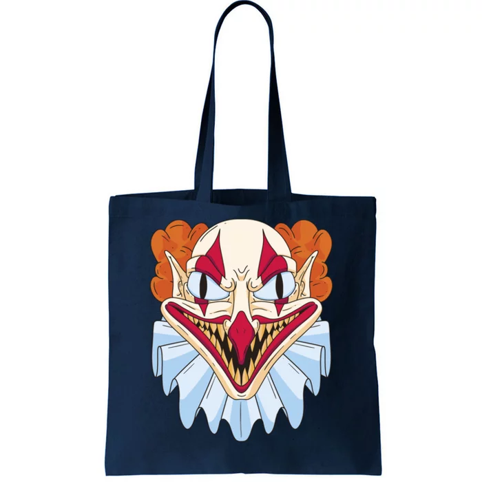 Scary Clown Smile Tote Bag