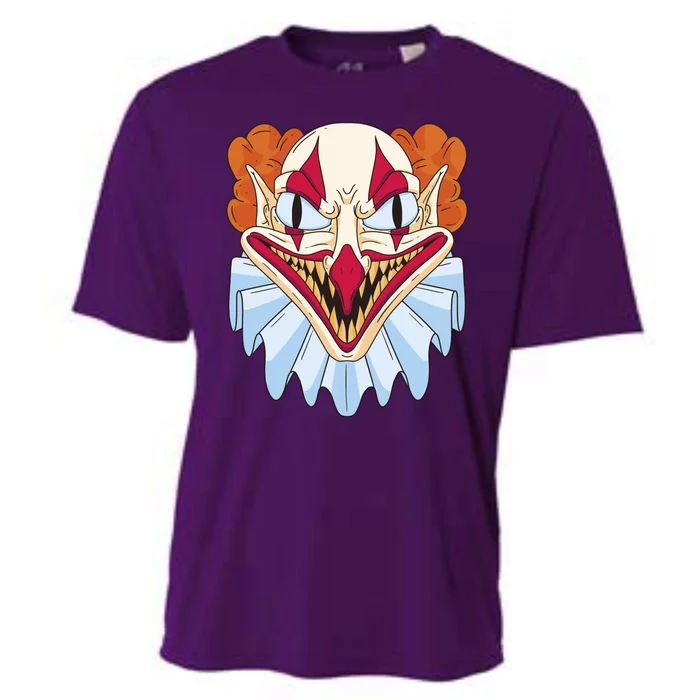 Scary Clown Smile Cooling Performance Crew T-Shirt