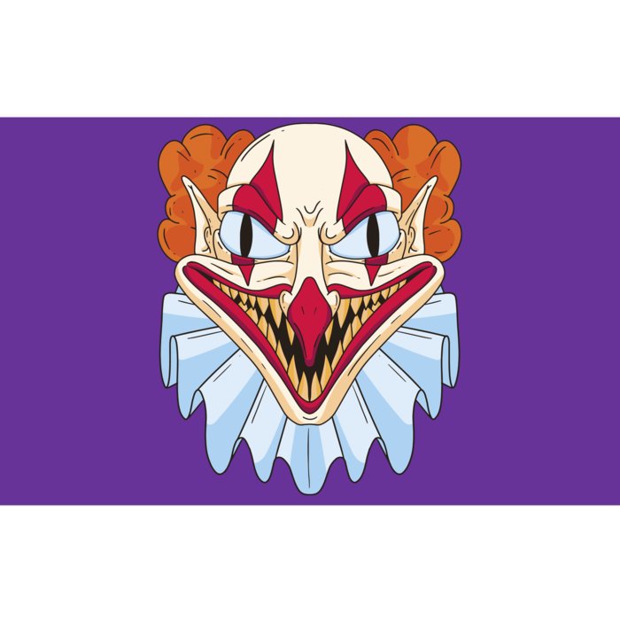 Scary Clown Smile Bumper Sticker