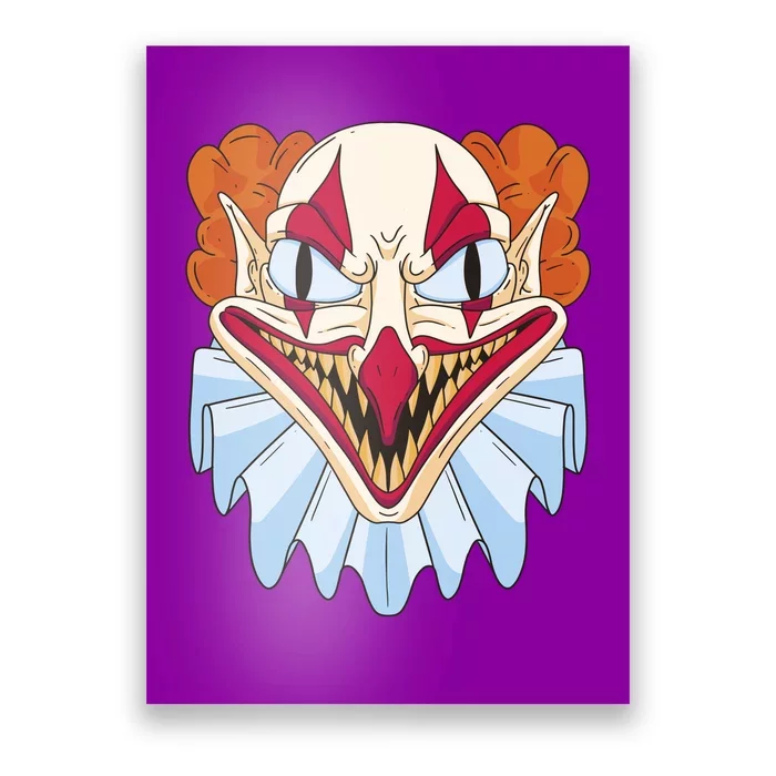 Scary Clown Smile Poster