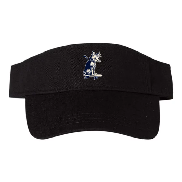 Skate Cat Valucap Bio-Washed Visor