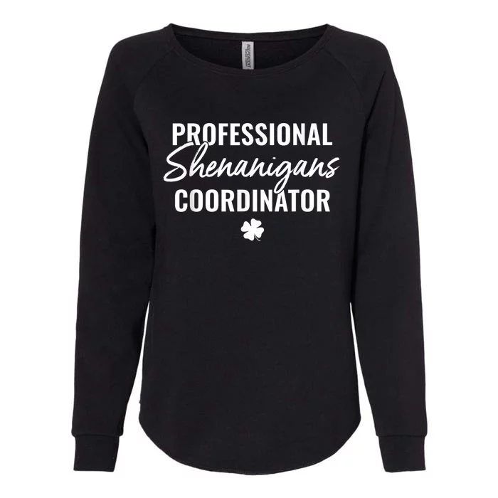 Shenanigans Coordinator Shirt Teacher St. Patricks Day Womens California Wash Sweatshirt