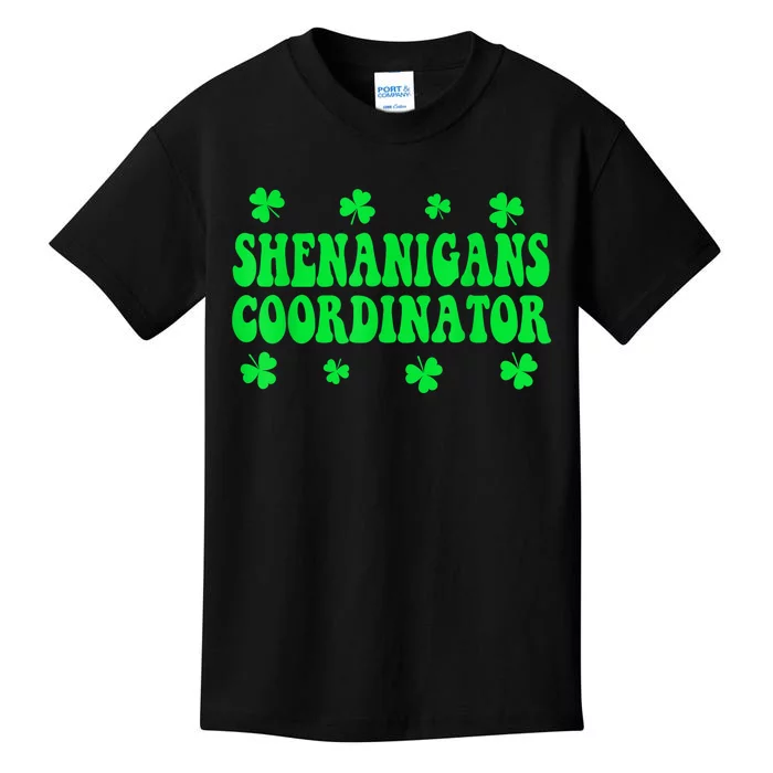 Shenanigans Coordinator Shirt Wo St Patricks Day Teacher Kids T-Shirt