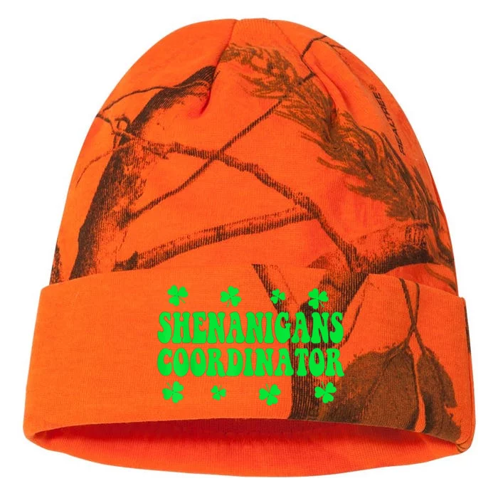 Shenanigans Coordinator Shirt Wo St Patricks Day Teacher Kati - 12in Camo Beanie