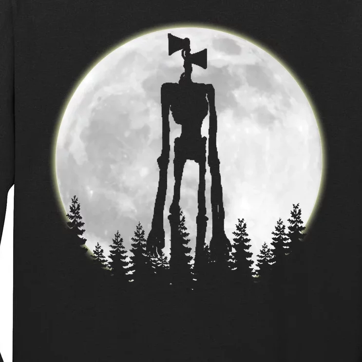 Supernatural Cryptid Siren Head Moon Tall Long Sleeve T-Shirt