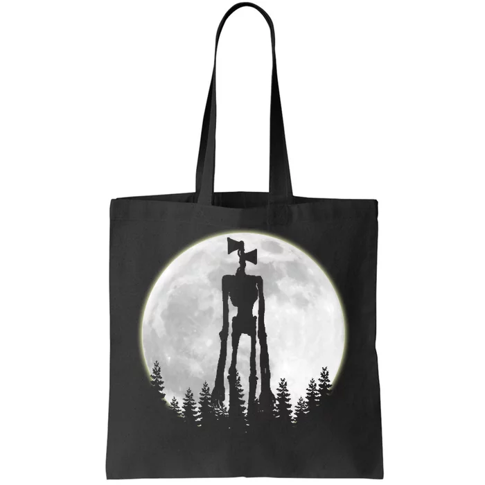 Supernatural Cryptid Siren Head Moon Tote Bag