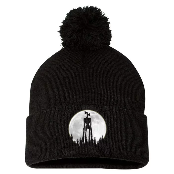 Supernatural Cryptid Siren Head Moon Pom Pom 12in Knit Beanie