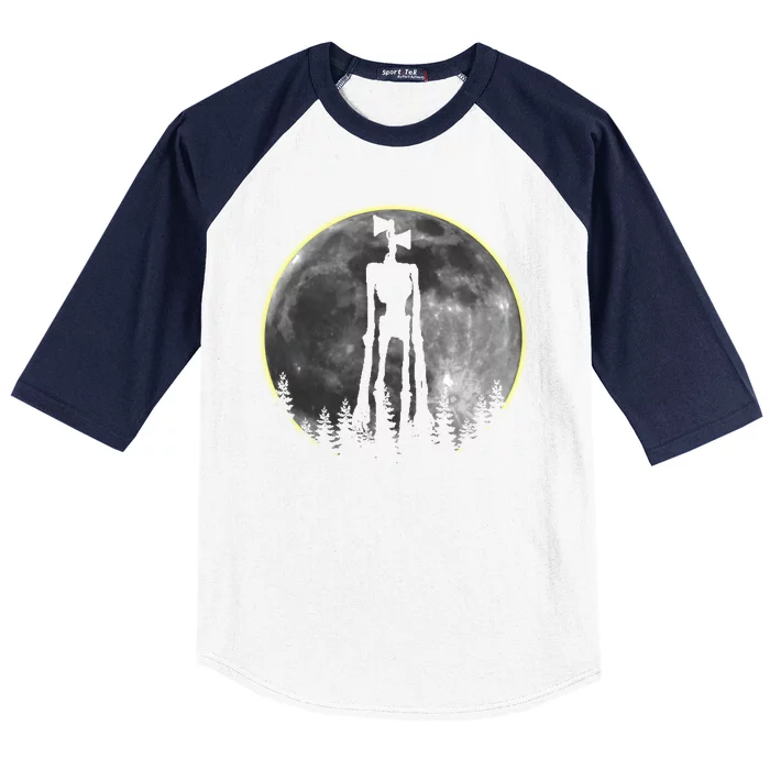 Supernatural Cryptid Siren Head Moon Baseball Sleeve Shirt