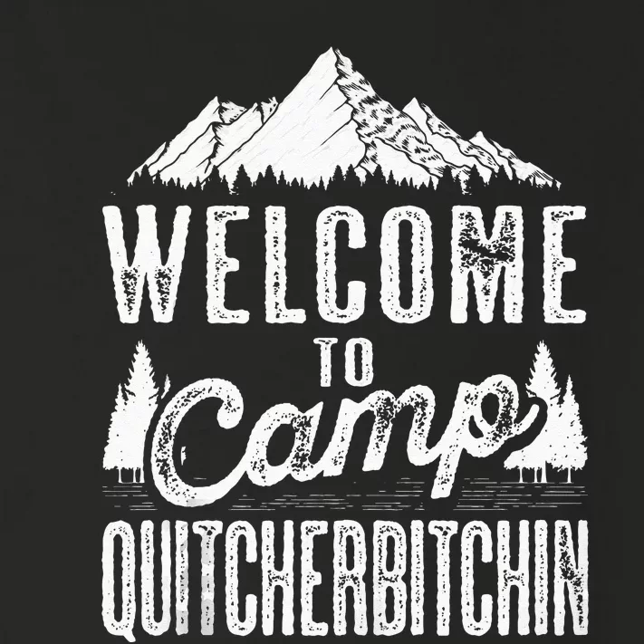 Sarcastic Camping S With Saying Camp Quitcherbitchin Toddler Long Sleeve Shirt