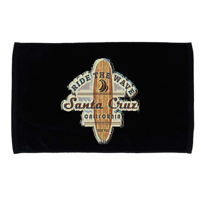 Santa Cruz Surfer Surfboard Vintage Microfiber Hand Towel