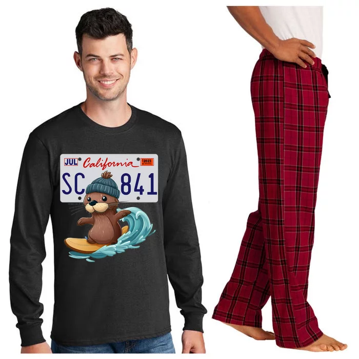 Santa Cruz Sea Otter 841 Gift Long Sleeve Pajama Set